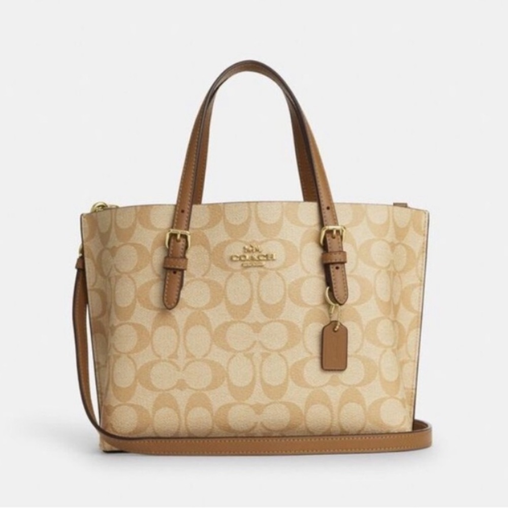 Coach Signature Mollie Tote 25 - Picture 1 of 9